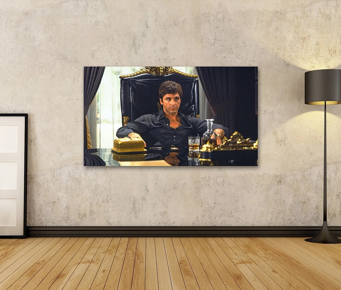islandburner Leinwandbild Scarface Tony Montana Film Motiv