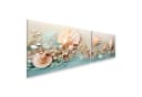 islandburner Leinwandbild Banner Meer Muscheln Korallen Bild 2