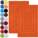 NatureMark Badematte 2er-Set 50x80cm Terrakotta Baumwolle Bild 2