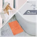 NatureMark Badematte 2er-Set 50x80cm Terrakotta Baumwolle Bild 4