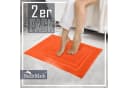 NatureMark Badematte 2er-Set 50x80cm Terrakotta Baumwolle Bild 5