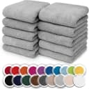 NatureMark Seiftuch 10er-Set Silbergrau 100% Baumwolle Frottier Bild 2