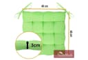 NatureMark Sitzkissen 4er-Set Apfelgrün 40x40cm mit Bändern Bild 3