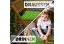 NatureMark Sitzkissen 4er-Set Apfelgrün 40x40cm mit Bändern Bild 5