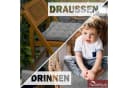 NatureMark Sitzkissen 4er-Set Silber Grau 40x40cm mit Bändern Bild 5