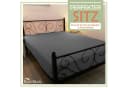 NatureMark Spannbettlaken Mikrofaser Anthrazit Grau 200x220 cm Bild 1