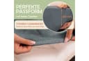 NatureMark Spannbettlaken Mikrofaser Polyester Gelb 200x220 cm Bild 3