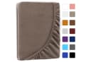 NatureMark Spannbettlaken Winter Thermo Fleece 80% Baumwolle 20% Polyester Sand Bild 1