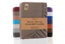 NatureMark Spannbettlaken Winter Thermo Fleece 80% Baumwolle 20% Polyester Sand Bild 2