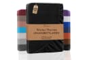 NatureMark Spannbettlaken Winter Thermo Fleece 80% Baumwolle 20% Polyester Gummizug Rundum Schwarz 120 x 200 cm Bild 2