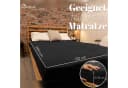 NatureMark Spannbettlaken Winter Thermo Fleece 80% Baumwolle 20% Polyester Gummizug Rundum Schwarz 120 x 200 cm Bild 5
