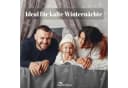 NatureMark Spannbettlaken Winter Thermo Fleece 80% Baumwolle 20% Polyester Silber Grau Bild 4
