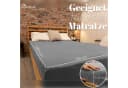 NatureMark Spannbettlaken Winter Thermo Fleece 80% Baumwolle 20% Polyester Silber Grau Bild 5