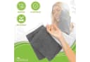 NatureMark 10er-Set Frottier Waschhandschuhe 100% Baumwolle Anthrazit Grau Bild 1