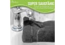 NatureMark 10er-Set Frottier Waschhandschuhe 100% Baumwolle Anthrazit Grau Bild 3