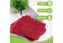 NatureMark Frottier-Waschhandschuh 10er-Set 100% Baumwolle Rot Bild 5