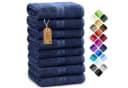 NatureMark Handtücher 8er-Set 100% Baumwolle Navy blau Bild 2