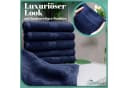 NatureMark Handtücher 8er-Set 100% Baumwolle Navy blau Bild 5