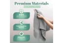 NatureMark Handtücher 8er-Set 50x100cm 100% Baumwolle Silber Grau Bild 3