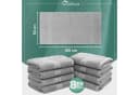 NatureMark Handtücher 8er-Set 50x100cm 100% Baumwolle Silber Grau Bild 4