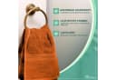 NatureMark 8er-Set Frottier-Handtücher 50x100cm Baumwolle Terrakotta Bild 1