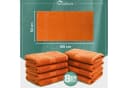 NatureMark 8er-Set Frottier-Handtücher 50x100cm Baumwolle Terrakotta Bild 4