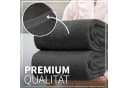 NatureMark Duschtuch 2er-Set Anthrazit Grau 100% Baumwolle Bild 4