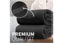 NatureMark Duschtuch 2er-Set Schwarz 100% Baumwolle Bild 4
