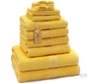 NatureMark Handtuch-Set 10-tlg. 100% Baumwolle Frottee Gelb Bild 2