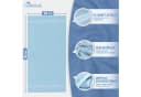 NatureMark Badetuch 2er-Set Frottier 100x150cm Hellblau Bild 3
