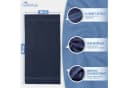 NatureMark Badetuch 2er-Set 100x150cm Baumwolle Navy Blau Bild 3
