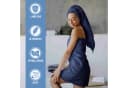NatureMark Badetuch 2er-Set 100x150cm Baumwolle Navy Blau Bild 4