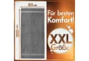 NatureMark Saunatuch 100% Baumwolle Anthrazit Grau 80x200cm Bild 3