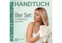 NatureMark Handtücher 8er-Sparpack 100% Baumwolle Weiß Bild 1