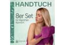 NatureMark Handtücher 8er-Sparpack Rosa 100% Baumwolle Bild 1