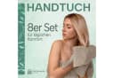NatureMark Handtücher 8er-Sparpack 50x100cm Baumwolle Sand Bild 1