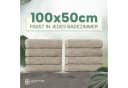 NatureMark Handtücher 8er-Sparpack 50x100cm Baumwolle Sand Bild 3