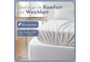 NatureMark Spannbettlaken Frottee Weiß 80% Baumwolle Bild 1