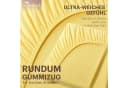 NatureMark Spannbettlaken Jersey 100% Baumwolle Gelb 200x220 cm Bild 5