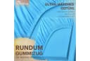 NatureMark Spannbettlaken Türkis Baumwolle Boxspringbett Bild 5
