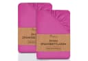 NatureMark Spannbettlaken 2er-Set Jersey 100% Baumwolle Pink Bild 2