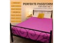 NatureMark Spannbettlaken 2er-Set Jersey 100% Baumwolle Pink Bild 4