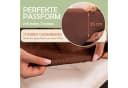 NatureMark Spannbettlaken 2er-Set Mikrofaser Schokobraun Bild 3