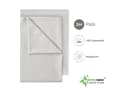 NatureMark Bettlaken 2er-Set 100% Baumwolle Silber Grau Klassisch Bild 1