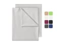 NatureMark Bettlaken 2er-Set 100% Baumwolle Silber Grau Klassisch Bild 2