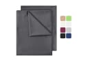 GREEN MARK Textilien Betttuch 100% Baumwolle Anthrazit Grau Bild 5