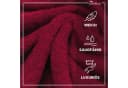 NatureMark Gästehandtuch 20er-Sparpack 30x50cm Baumwolle Bordeaux rot Bild 1