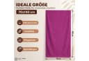 NatureMark Duschtuch 4er-Sparpack Frottier 70x140cm Pink Bild 4