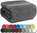 NatureMark Saunatuch 80x200cm Anthrazit Grau 100% Baumwolle Bild 2