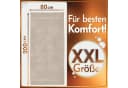 NatureMark Saunatuch Frottier 80x200cm 100% Baumwolle Sand Bild 3